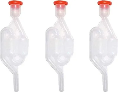 Image de Tubes de fermentation en plastique - 3 pièces de robinets de fermentation - Robinet pour tuyau à vin