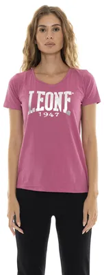 Produktbild von Damen Kurzarm-T-Shirt mit großem Logo „Silber“