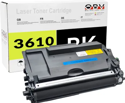 Produktbild von Toner kompatibel Brother TN-3610 Schwarz für HL-L6415DW MFC-L6710DW MFC-L6910DN 18000 Seiten