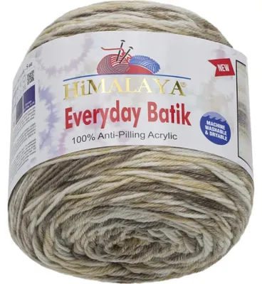 Zdjęcie produktu dla Przędza HiMALAYA EVERYDAY BATIK - 140 g / 350 m - beżowa, brązowa
