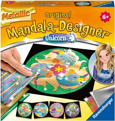 Produktbild von Metallic Mandala-Designer Unicorn Ravensburger 29719