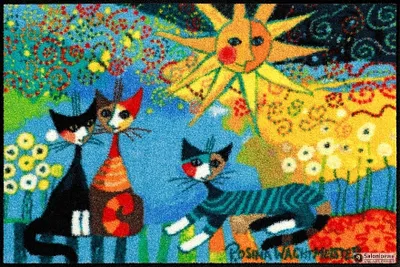 Produktbild von Salonloewe LA DOLCE VITA Fußmatte Wohnmatte Rosina Wachtmeister 75 x 190 cm