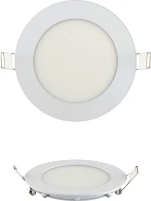 Produktbild von 10x 6W LED Panel Einbaustrahler Spot Einbauleuchte Kaltweiß 6500K 380 Lumen Deckenleuchte Rund