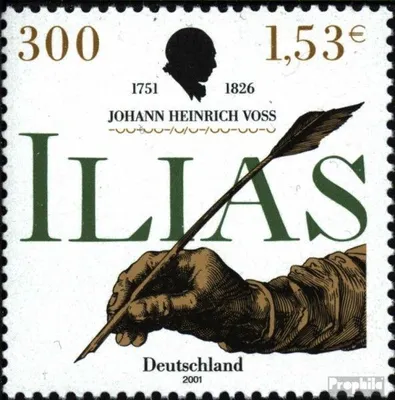 Produktbild von Briefmarken BRD (BR.Deutschland) 2001 Mi 2170 (kompl.Ausg.) FDC Johann Heinrich Voß
