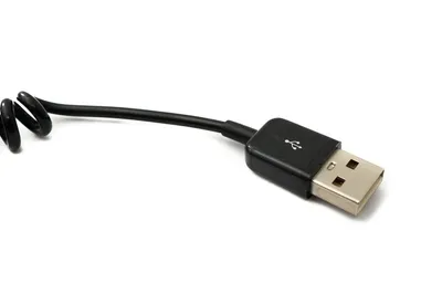 Zdjęcie produktu dla SYSTEM-S Kabel USB 2.0 3 m z wtyczką Micro B do gniazda spiralny adapter w kolorze czarnym