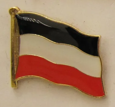 Produktbild von Pin Anstecker Flagge Fahne Deutsches Kaiserreich Deutschland Flaggenpin Button Badge Flaggen Clip An
