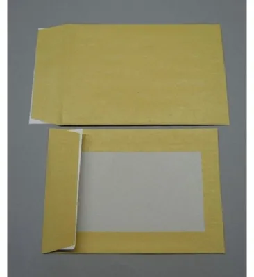 Produktbild von Versandtaschen C5 90g/qm haftklebend Papprückwand VE=250 St. braun