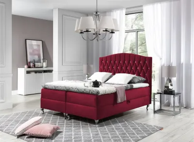 Produktbild von Boxspringbett Schlafzimmerbett DEVRAN 180x200cm in div. Farbvarianten
