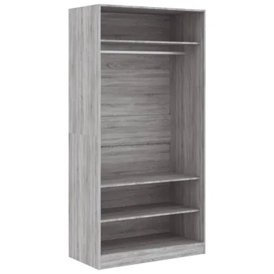 Produktbild von Kleiderschrank Grau Sonoma 100x50x200 cm Holzwerkstoff