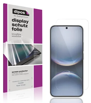 Produktbild von 4x Schutzfolie für Huawei Nova 14 Lite klar Displayschutzfolie Folie Display Schutz dipos