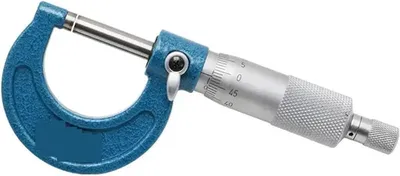 Productafbeelding van Micrometer als meetinstrument voor binnen- en buitenmetingen, met schaalverdeling, 0-25mm en 0,01mm herhaalbare metingen