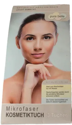 Produktbild von 3 Stück Kosmetiktuch Microfaser 31 x 31 cm