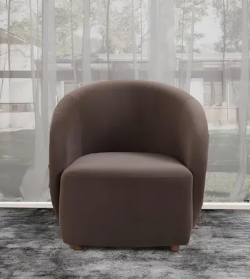 Obrázek produktu pro Pohodlné křeslo s dřevěnými nohami v moderním stylu
