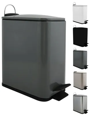 Produktbild von Spirella Treteimer Paris - dunkelgrau - 5L - Metall - 28 x 14 x 29 cm