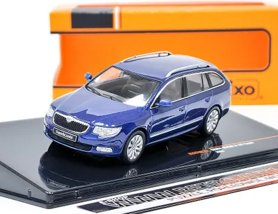 Zdjęcie produktu dla Skoda Superb II 3T (2008) niebieski metalik IXO 1:43