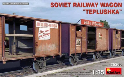 Produktbild von MiniArt 1:35 Sov. Eisenbahnwaggon Teplushka