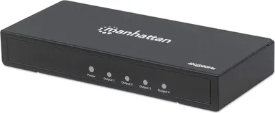 Produktbild von Manhattan 4K 4-Port HDMI-Ssplitter schwarz 4K@60Hz
