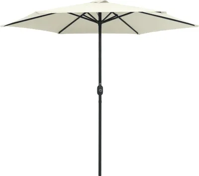 Produktbild von vidaXL Sonnenschirm mit Aluminium-Mast 270x246 cm Sandweiß