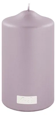 Produktbild von Fink Stumpenkerze Metallic Rosa (15cm)
