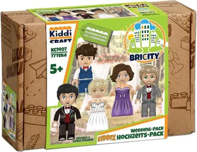 Zdjęcie produktu dla Kiddicraft KC1407 Zestaw figurek KIDDIZ: Wesele