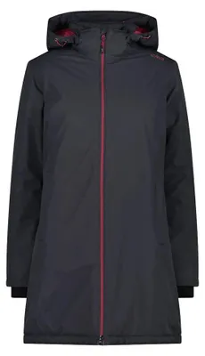 Produktbild von Cmp Woman Coat Zip Hood Antracite Antracite 40