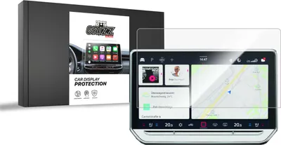 Produktbild von Keramische Autodisplayfolie für Volkswagen Crafter 10" (2024-2025), Grizz Protector