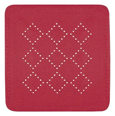 Immagine prodotto di Spirella Tappeto doccia Tappeto doccia antibatterico antiscivolo con ventose - Rosso Alaska - circa 55 x 55 cm