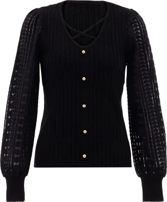 Produktbild von NAEMI damen strickjacke - schwarz, XS/S