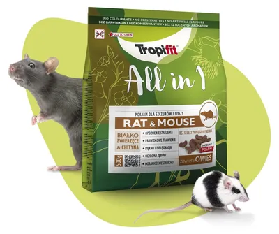 Productafbeelding van Tropifit All in 1 Rat & Mouse – Voeding voor ratten en muizen – geëxtrudeerd voer