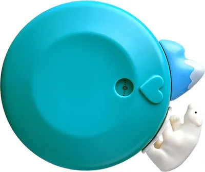 Image de Minuteur de cuisine en forme d'ours Minuteur mécanique Minuteur Alarme Rappel Minuteur Compte à rebours Outil pour la maison Bleu