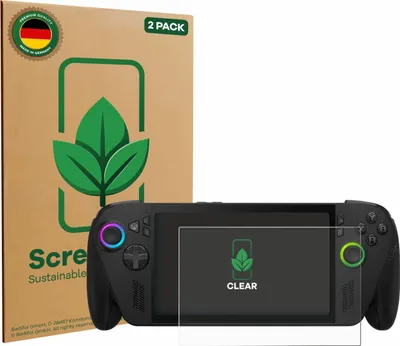 Produktbild von 2x ScreenLeaf Schutzfolie für ASUS ROG Xbox Ally X nachhaltiger Displayschutz Display Schutz Folie Klar Transparent