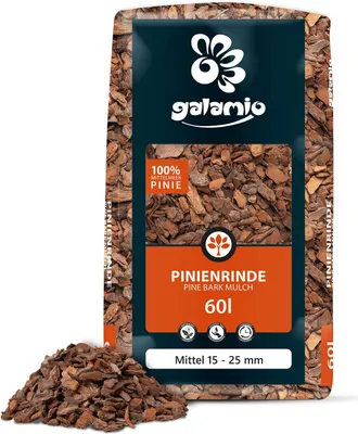 Produktbild von Galamio Rindenmulch Pinie Mittel 60l
