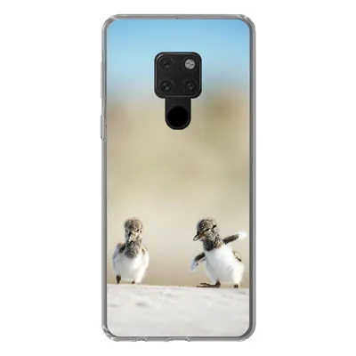 Produktbild von MuchoWow® Handyhülle Schutzhülle Hülle für Huawei P40 Lite Junge - Sand - Vögel Silikon Softcase Handy Hülle - Handy