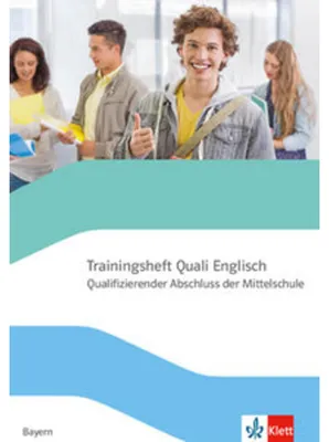 Produktbild von Trainingsheft Abschlussprüfung Englisch mit Audio-CD. Qualifizierender Abschluss der Mittelschule Bayern