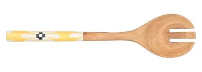 Imagen del producto de Solo Natural – Horquilla de madera – Amarilla – 30 × 7 × 1.5 cm
