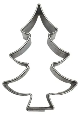 Produktbild von Keksa. Christbaum Edelstahl 33 x 47 mm