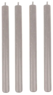 Produktbild von Leuchterkerzen Taupe 250/22 mm, 4 Stück