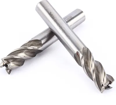 Produktbild von Hochwertiger 12-mm-HSS-CNC-Schaftfräser mit 4 Schneiden und geradem Schaft