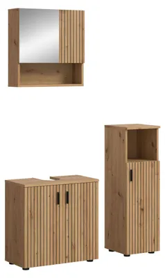 Produktbild von Badkombination Mone 1 | 3-teilig | Artisan Oak