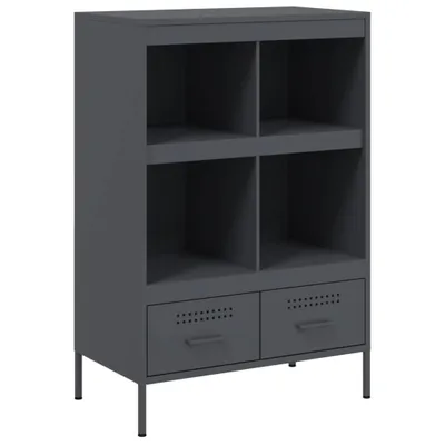 Produktbild von Highboard Anthrazit 68x39x101,5 cm Stahl
