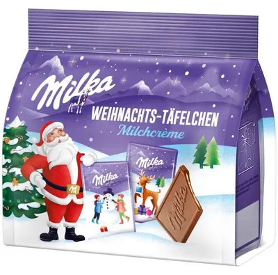 Produktbild von Milka Weihnachts-Täfelchen Milchcrème 150g