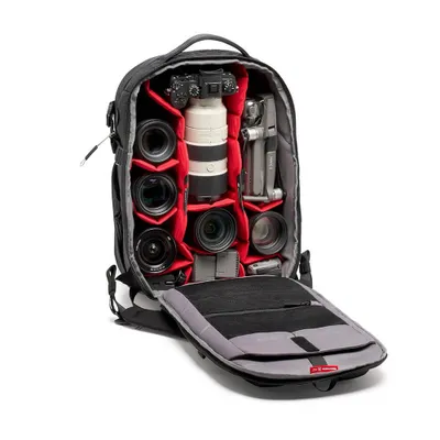 Produktbild von Manfrotto MB PL2-BP-BL-M, Rucksack, Universal, Schultergurt, Notebook-Gehäuse, Schwarz