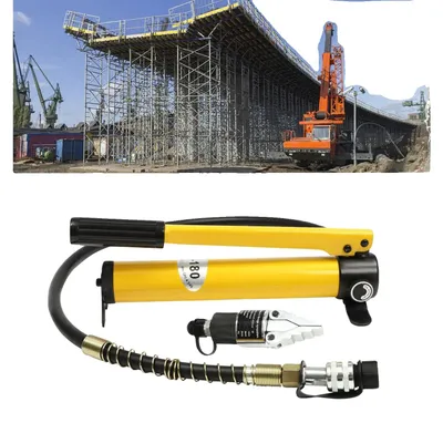 Image de Écarteur de brides, pompe hydraulique, grande stabilité, jaune