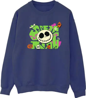 Immagine prodotto di The Nightmare Before Christmas - Felpa "Scream" per donna BI52992 (XL) (Marineblau)