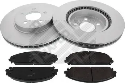 Produktbild von MAPCO Bremsenset Vorne Bremsscheiben Beläge Satz für CHRYSLER 300 C Touring (LX, LE) 320mm