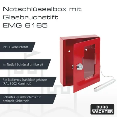 Produktbild von BURG-WÄCHTER Notschlüsselbox EMG 6165