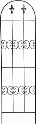 Produktbild von Rankgitter Lilie, Metall dunkelgrau, unterverzinkt 45x160cm