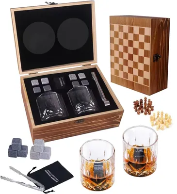 Obrázok produktu pre SolidKeus – Darčeková súprava whisky pozostávajúca z fliaše a pohárov pre mužov
