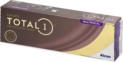 Produktbild von Dailies TOTAL1 Multifocal (30 Linsen) Stärke: -3.25, BC: 8.50, DIA: 14.10, Add power: MED (MAX ADD +2.00)