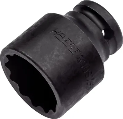 Produktbild von Hazet Schlag-Maschinenschrauber Steckschlüsseleinsatz 900SZ-30, 1/2 (12,5 mm) Vierkant hohl, Außen Doppelsechskant-Tractionsprofil, SW 30 mm